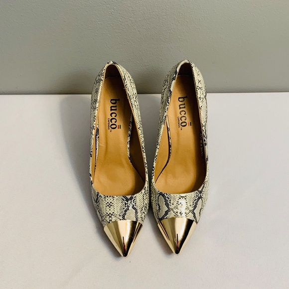 Bucco snakeskin heels - Picture 2 of 3